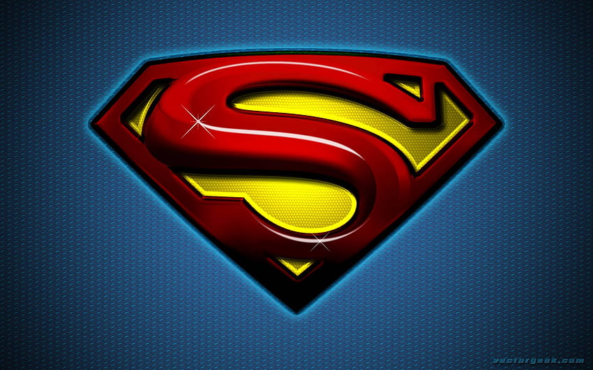 на логото на Супермен HD тапет