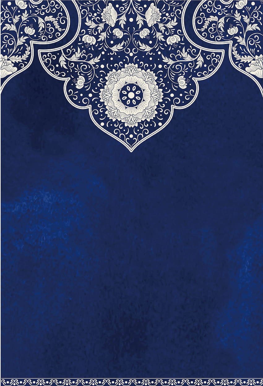 Latar Belakang Pernikahan Antik Biru Biru wallpaper ponsel HD