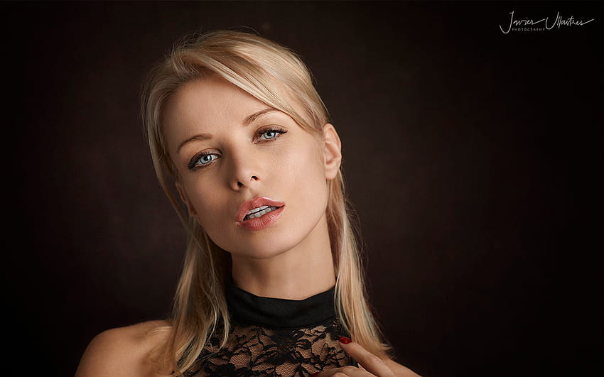 여성 모델 얼굴 금발 러시아 여성 HD 월페이퍼