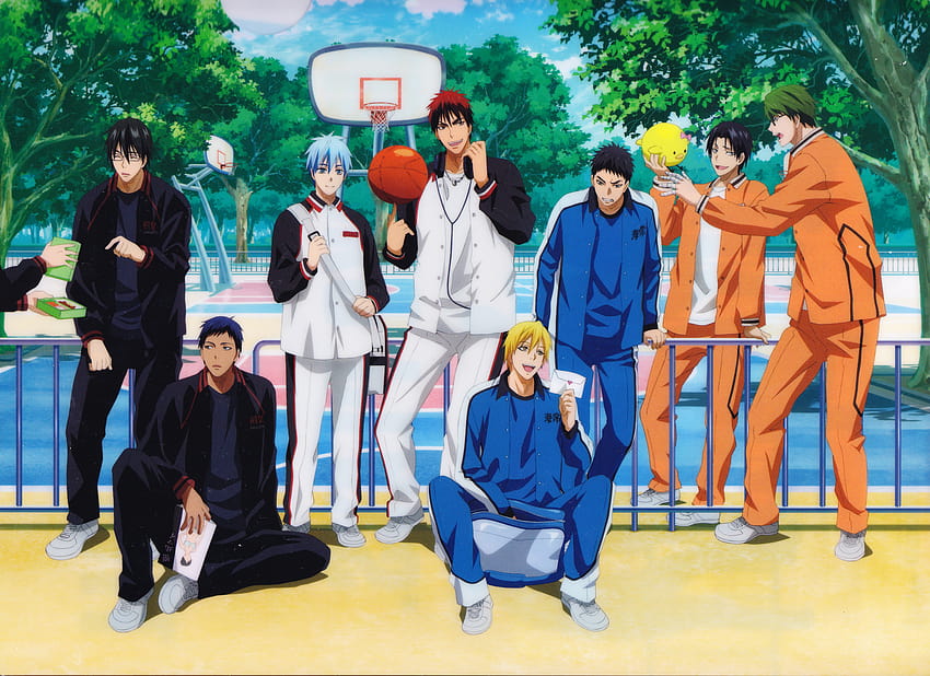 ตัวละครซีรีส์อนิเมะ Kuroko no Basket Series Yukio Kasamatsu ตัวละคร Taiga Kagami วอลล์เปเปอร์ HD