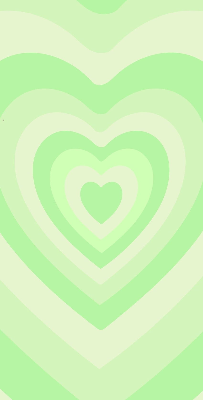 54 Powrpuff girls hearts ideas, green aesthetic heart HD phone wallpaper
