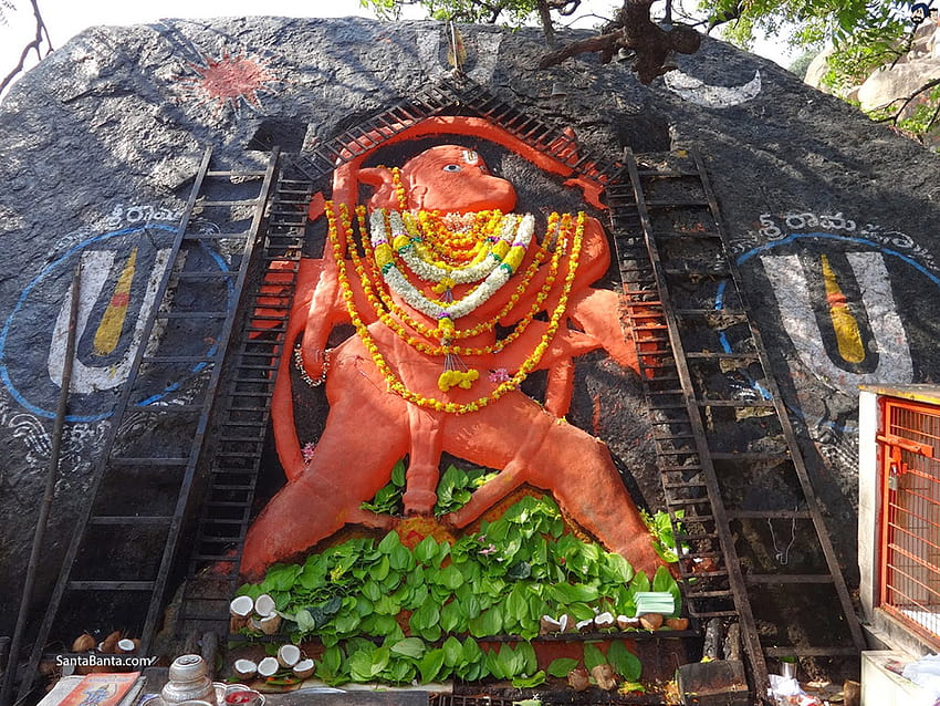 Gunti Anjaneya Swamy, hanuman temple HD wallpaper