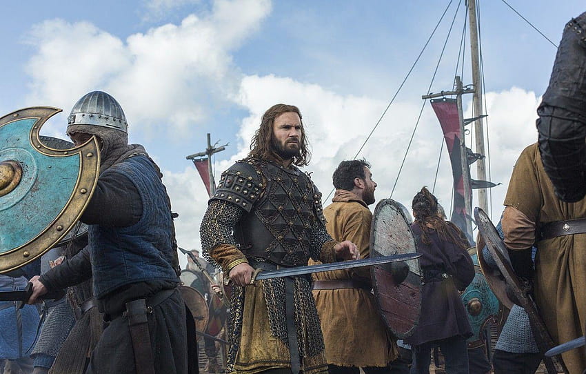 sword, fight, Vikings, The Vikings, Clive Standen, Rollo HD wallpaper