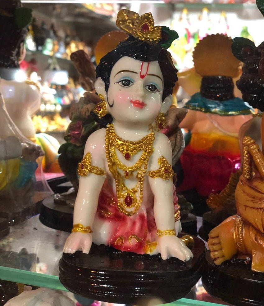 Comprar krishnagallery Mármol Laddu Gopal Idol fondo de pantalla del teléfono