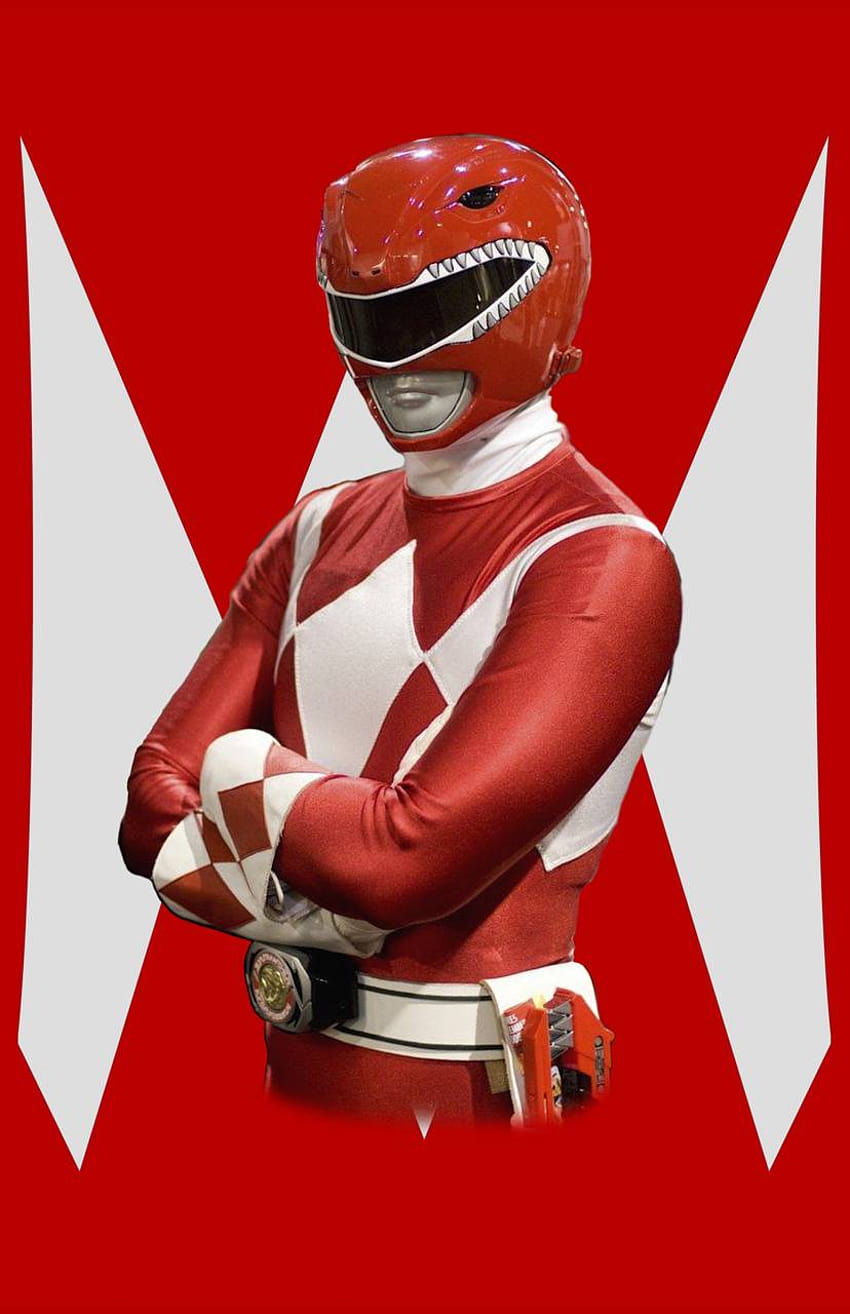 Roter Power Ranger von EvoComicsInc, Power Rangers rot HD-Handy-Hintergrundbild