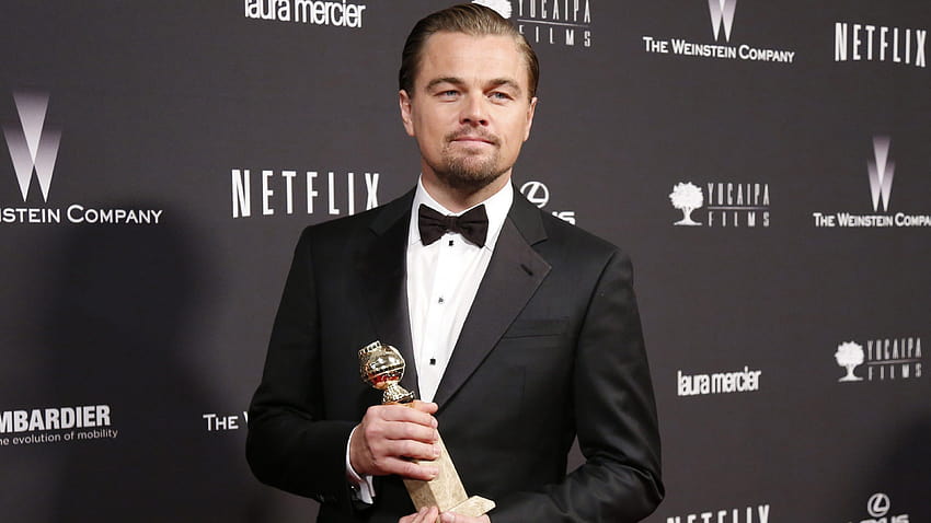 Leonardo DiCaprio, 86. Academy Awards, Oscar, Golden Globe, Schauspieler, Filmproduzent, Prominente HD-Hintergrundbild