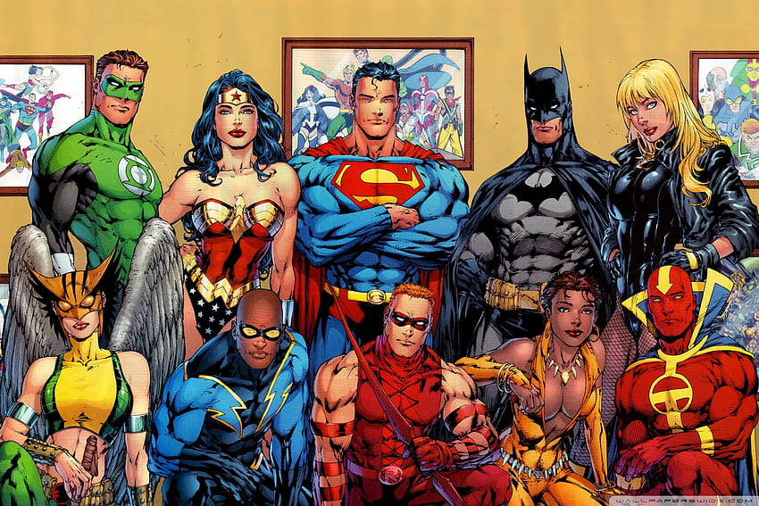 DC Comics Superheroes Ultra Backgrounds for U TV : Tablet : Smartphone HD wallpaper