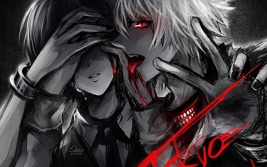 Blood Anime, anime bleeding HD wallpaper