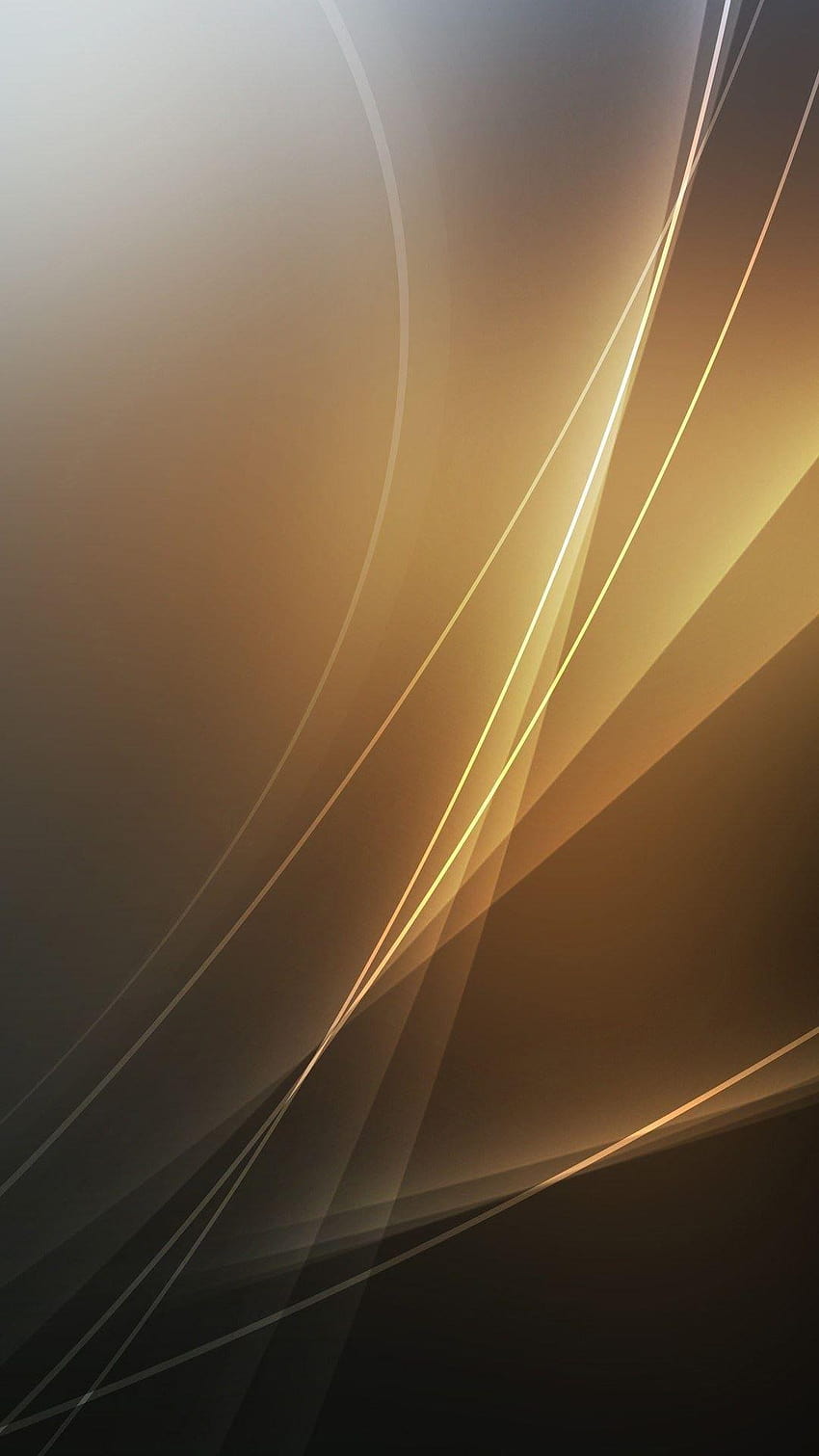 Abstract Golden Light Lines Android, gold line HD phone wallpaper