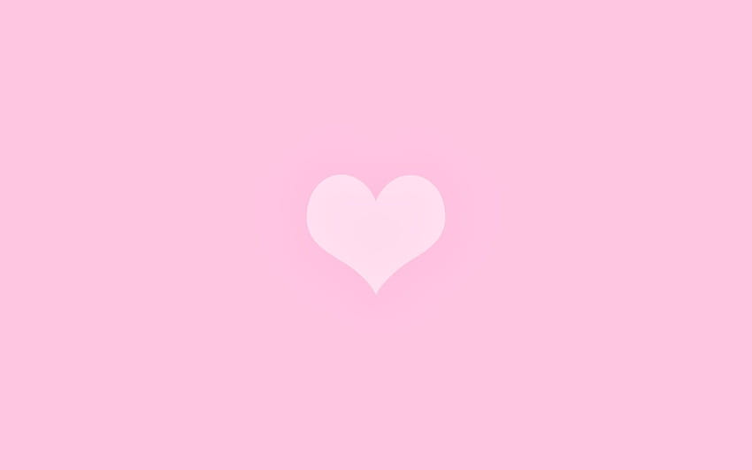 Fundos de mini coração de blush rosa, pc de coração estético papel de parede HD