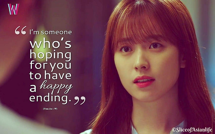 W Two Worlds Kdrama Quotes – Slice Of Life HD wallpaper