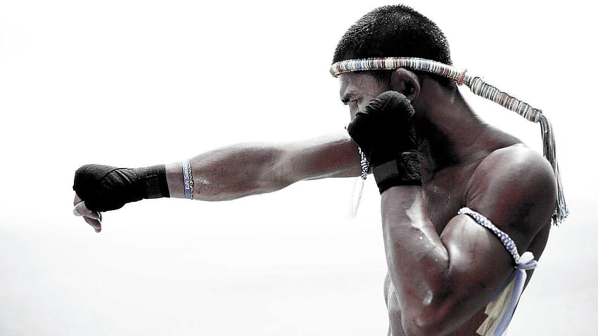 Dopasuj się, walcząc z tajską sztuką walki, muay thai Tapeta HD