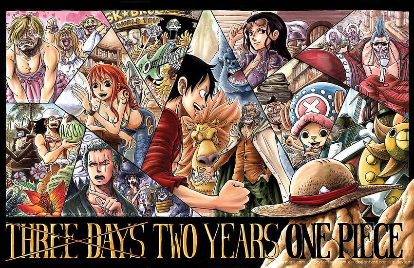 Three Days Two Years One Piece by e1n [1111x719] for, one piece epic anime HD wallpaper