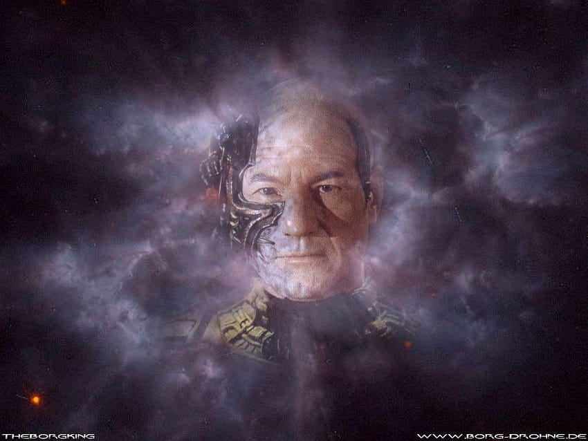 Jean Luc Picard nel ruolo di Locutus, picard di Star Trek Sfondo HD