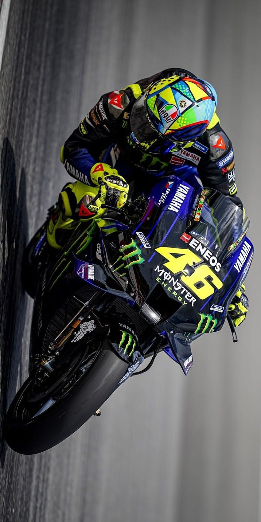 MotoGP 2020 :: @ValeYellow46 di 2020, Валентино Роси 2020 HD тапет за телефон