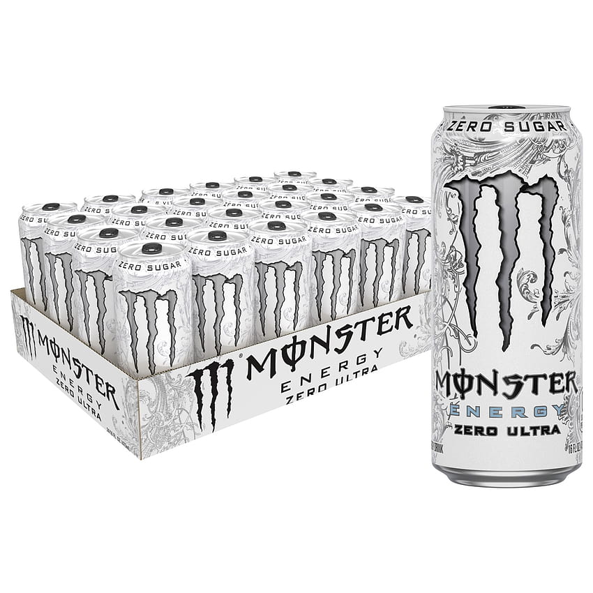 Monster Energy Zero Ultra, Sugar Energy Drink, 24 fl oz HD phone wallpaper