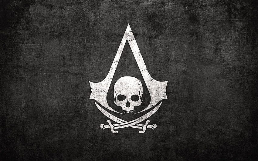 Assassin's Creed IV: Black Flag T, logotipo de Assassin's Creed fondo de pantalla