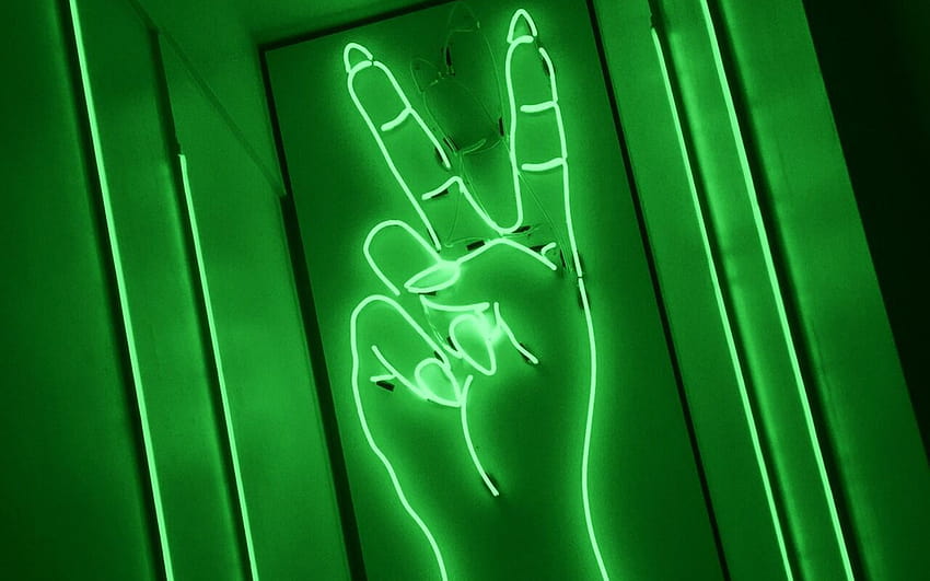 Neon Green Aesthetic, lime green aesthetic HD wallpaper