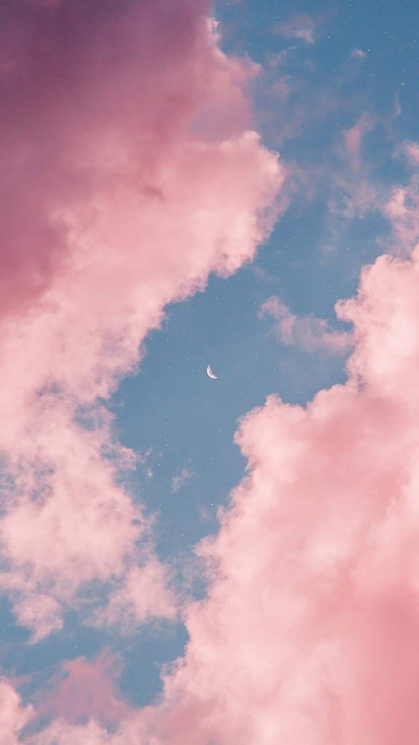 Розово небе ...pinterest, небесно розова естетика HD тапет за телефон