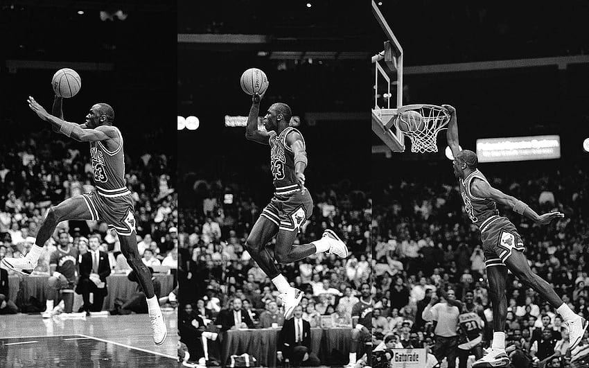 Michael Jordan Reason No. 1: This Dunk, michael jordan throw dunk HD wallpaper