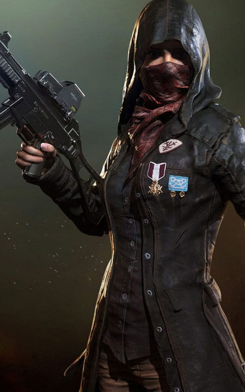 PUBG Female Player In Mask Pure Ultra Mobile [950x1689] for your , Mobile & Tablet, pubg girls mobile HD phone wallpaper