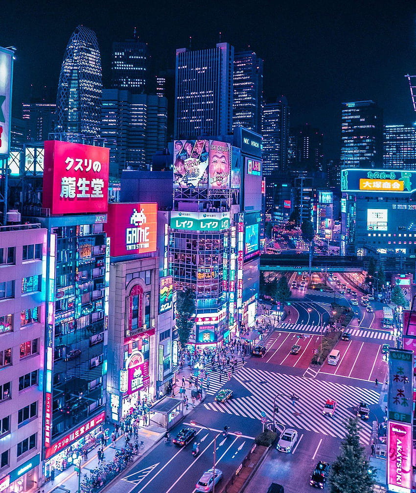 日本 sur, vie nocturne esthétique au Japon Fond d'écran de téléphone HD