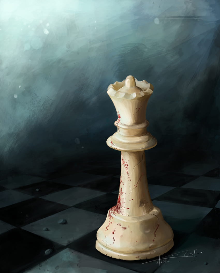 Chess Piece di Imaginesto su deviantART, regina degli scacchi Sfondo del telefono HD