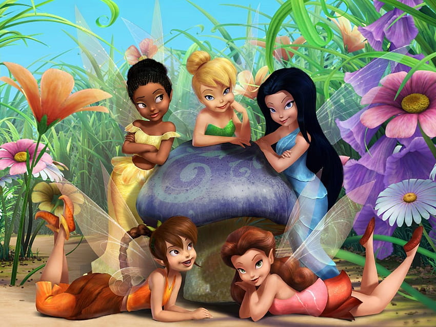 รายชื่อตัวละคร Disney Fairies Tinker Bell Fawn Rosetta Iridessa และ Silvermist Tinkerbell และ Friends คอมพิวเตอร์ 1920x1080 : 13 วอลล์เปเปอร์ HD