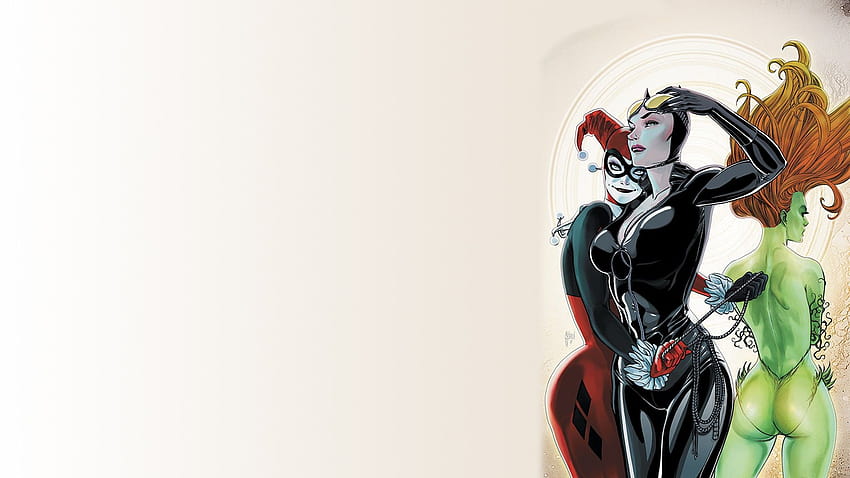 351137 Catwoman, DC Comics, Harley Quinn, Poison Ivy HD wallpaper
