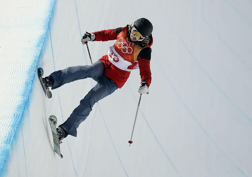 Very average skier competed in the Olympic halfpipe without, elizabeth swaney HD wallpaper