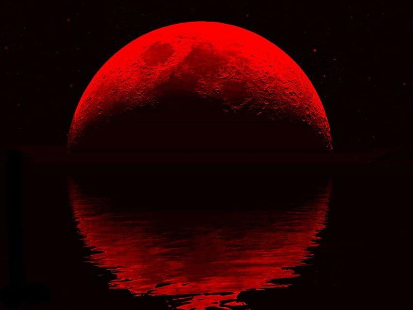 BLOOD RED MOON : and mobile : Wallippo、ブラッドムーン 高画質の壁紙