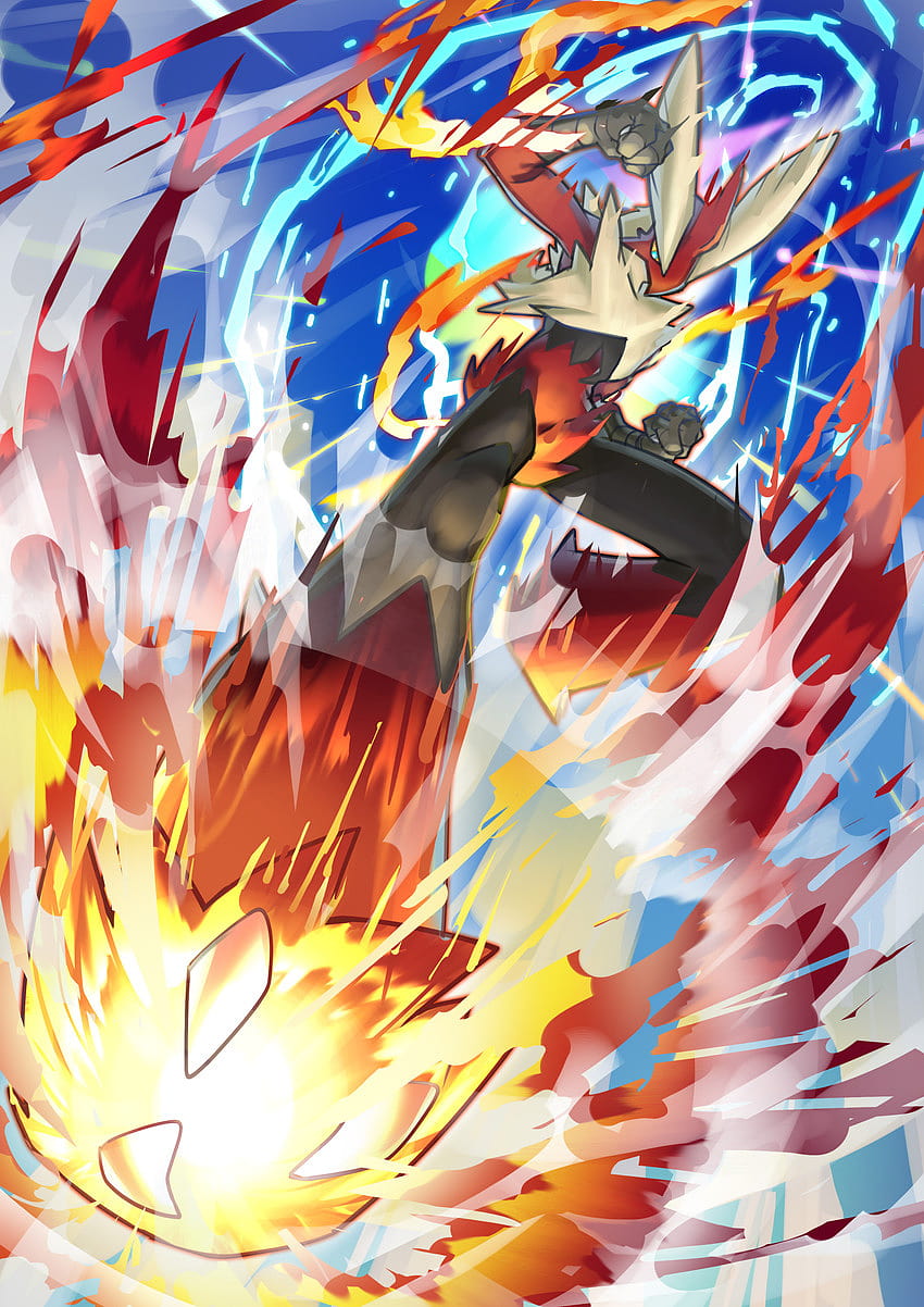 Blaziken und Mega Blaziken, Pokémon Blaziken HD-Handy-Hintergrundbild