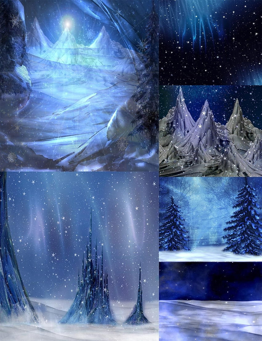 Arrière-plans et superpositions de paysages d'hiver MR Fond d'écran de téléphone HD