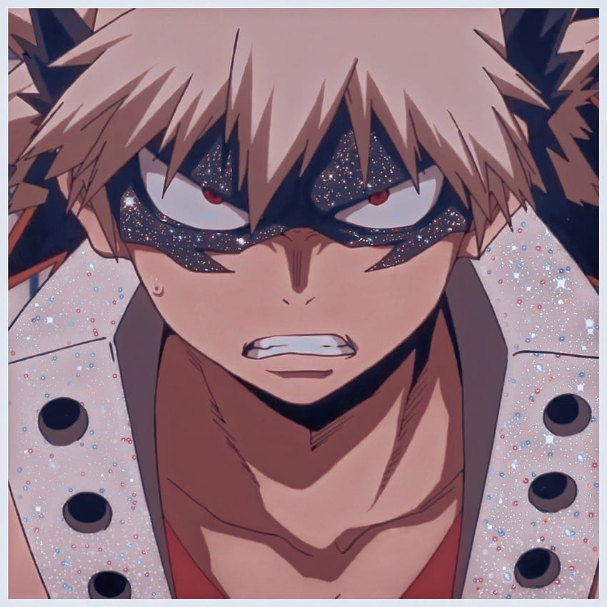 bakugou #myheroacademia #anime #animeaesthetic #icon #glitter #sparkle