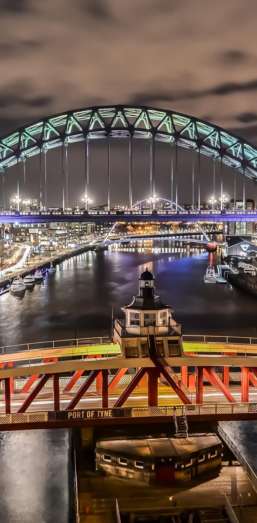 Puentes de Newcastle por MadXb3n10, Newcastle upon Tyne fondo de pantalla del teléfono