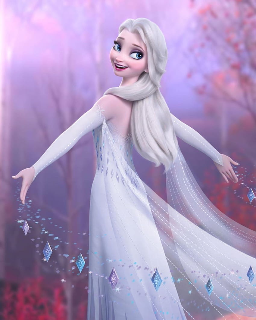 Przypnij do Dziewczyny Disneya, zamrożona księżniczka Tapeta na telefon HD