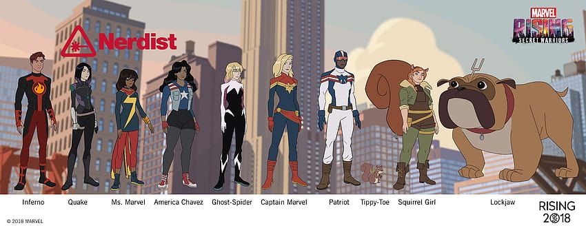 Get Your First Look at the Heroes of MARVEL RISING: SECRET WARRIORS, marvel rising secret warriors HD wallpaper