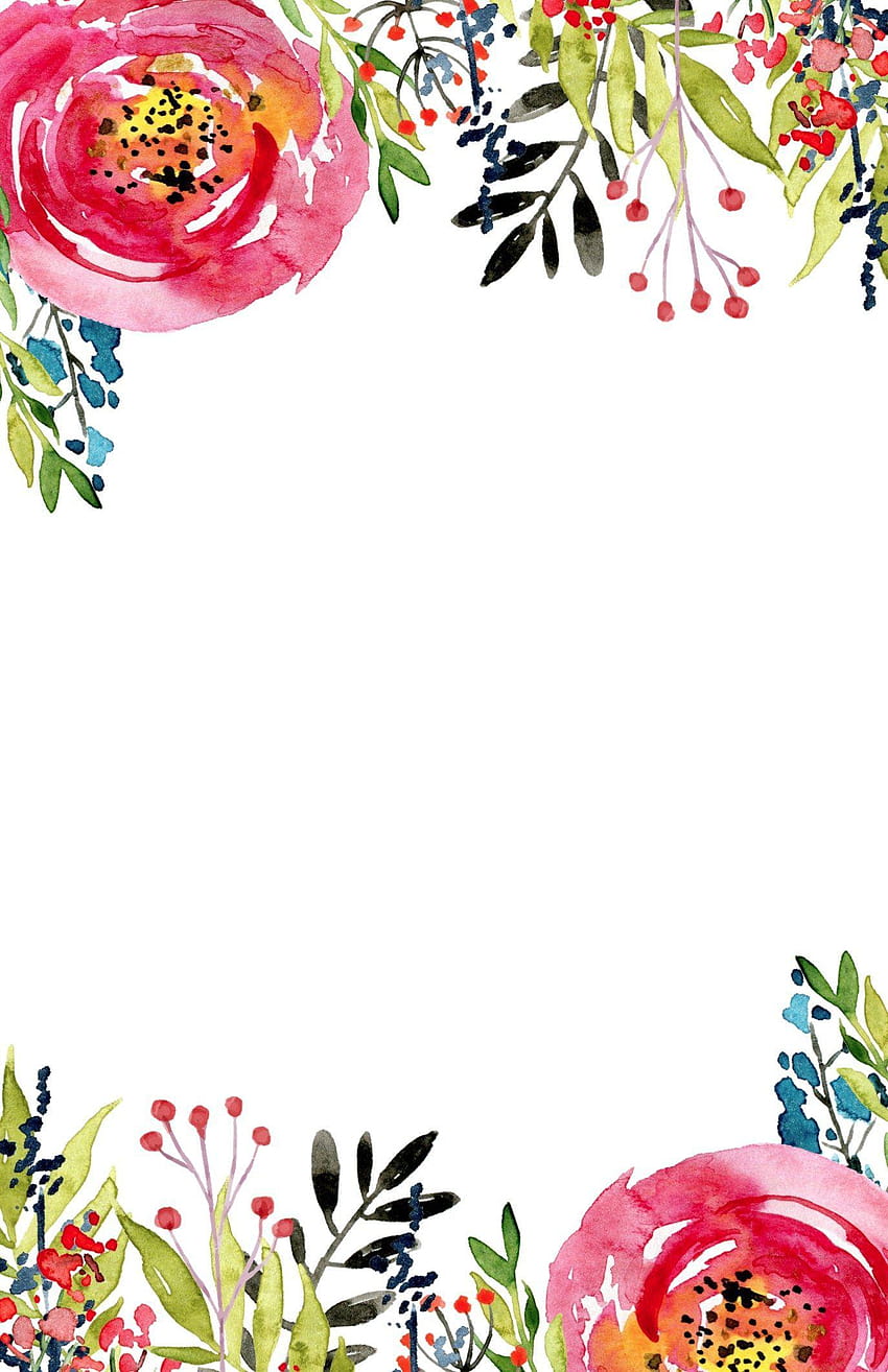 Templat Undangan Pesta Sambutan Bayi Undangan Bunga Terbaik wallpaper ponsel HD