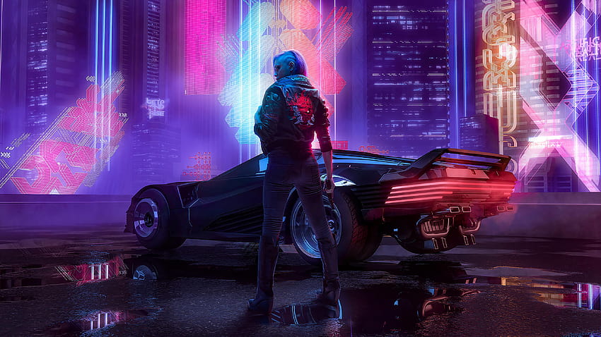 Cyberpunk for your or mobile screen and easy to, anime cyberpunk neon HD wallpaper