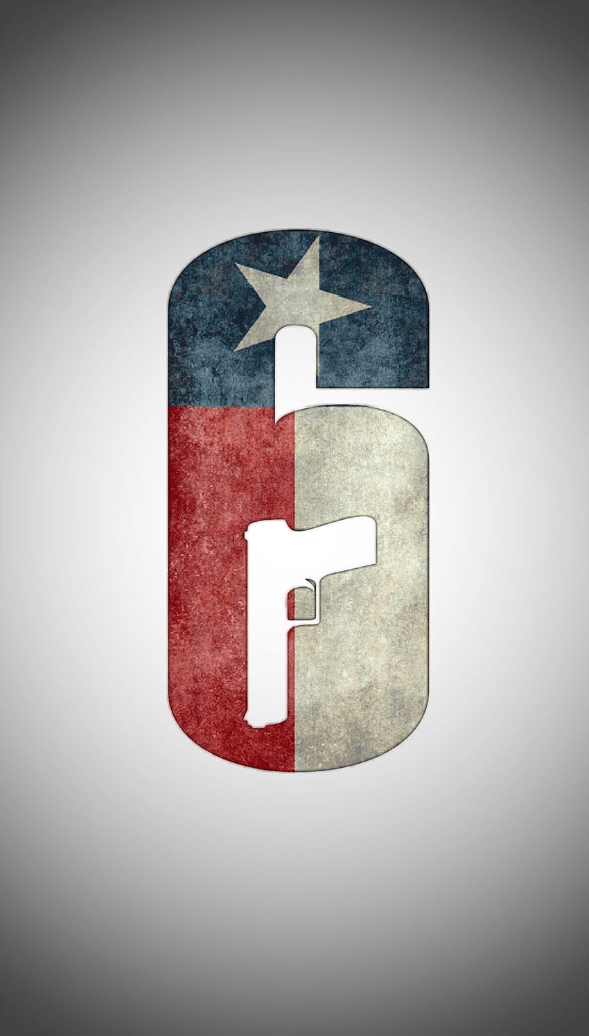 Rainbow Six: Siege Texan Flag Logo, rainbow six siege logo phone HD phone wallpaper