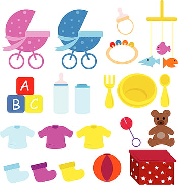 Baby Items Fabric Wallpaper and Home Decor  Spoonflower
