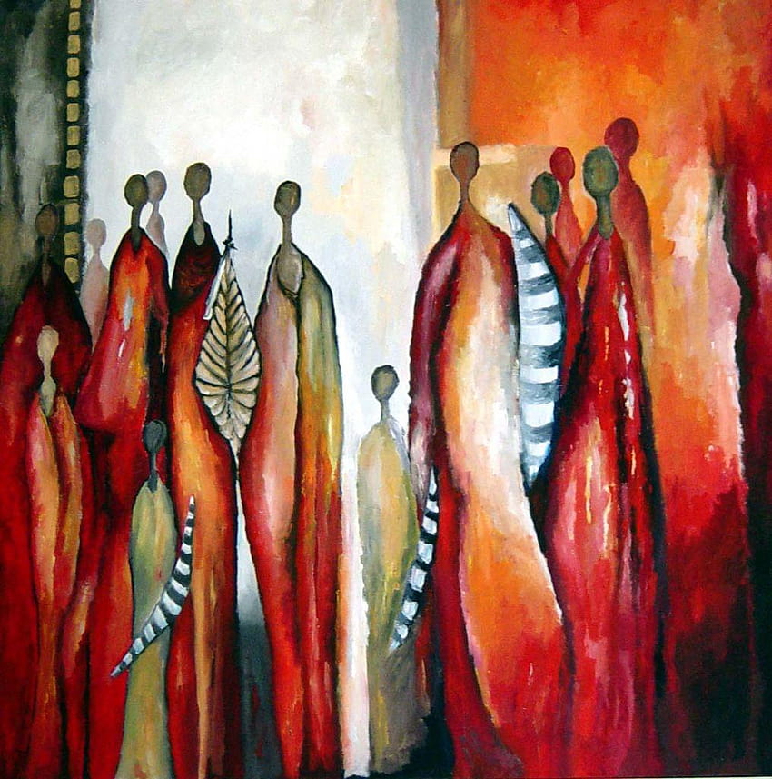 African Art African Art Cave, african paintings HD phone wallpaper