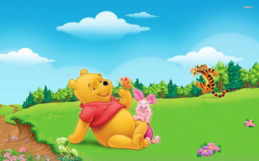 Winnie the Pooh Disney Cartoon Twitter Myspace Orkut, mac pooh bear HD wallpaper