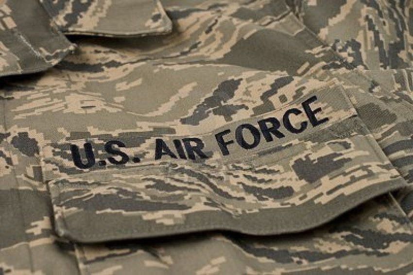 Shot Of A US Air Force Camo Uniform. Royalty Stock, air force uniform HD wallpaper