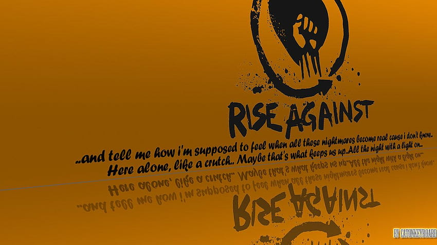 Rise Against, against me HD wallpaper