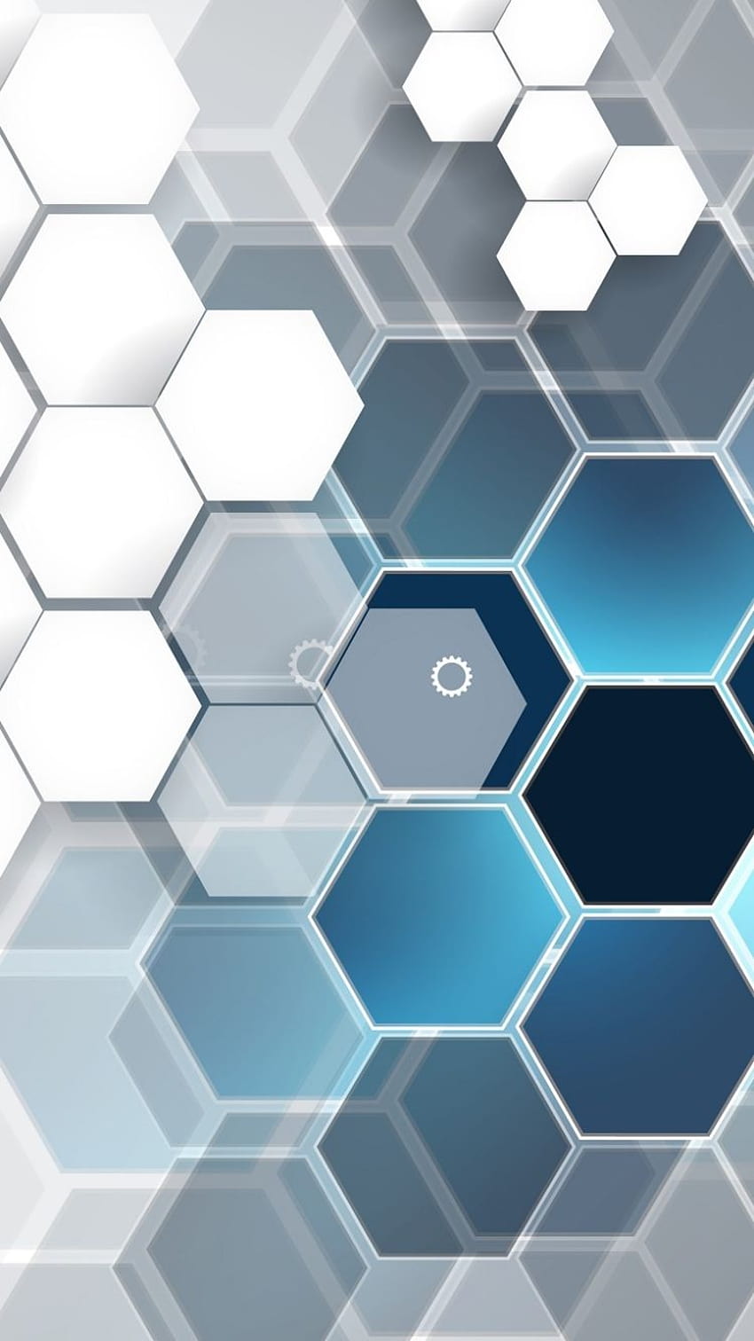 Hexagon Mobile, abstract hexagon HD phone wallpaper