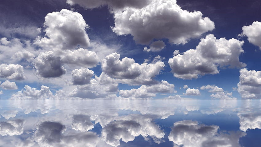 Aesthetic Clouds Computer, clouds pc HD wallpaper