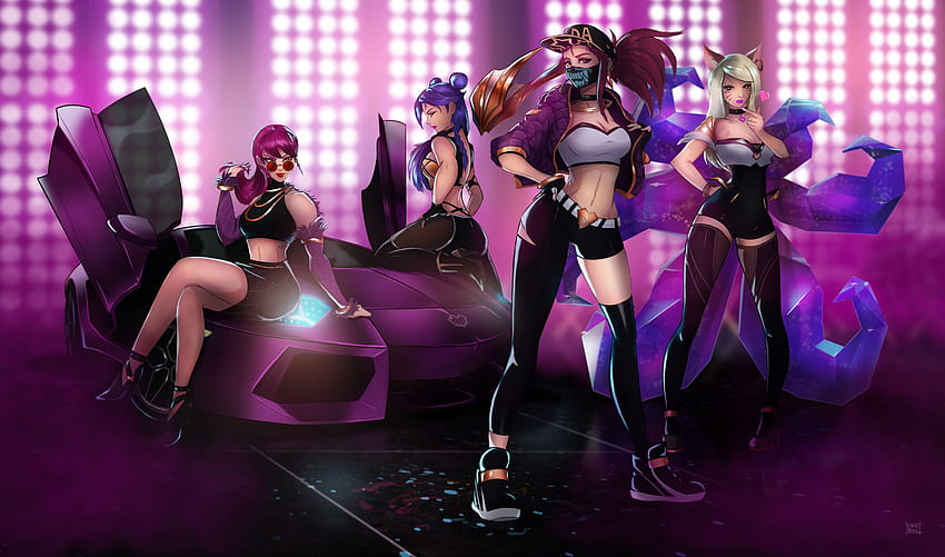 Ahri Akali Evelynn And Kaisa League Of Legends Girls, Games, Backgrounds, and HD wallpaper