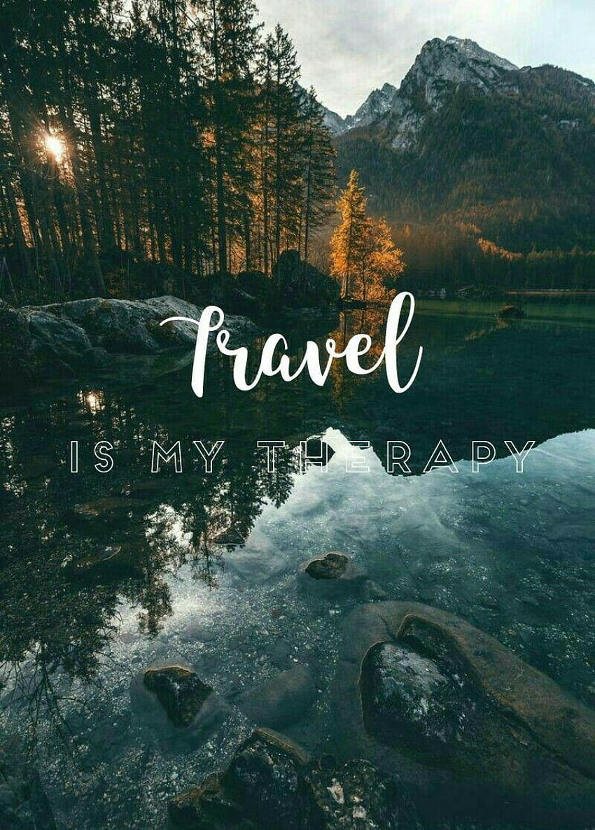 Travel is the key to good health and happiness, iphone travel quotes HD phone wallpaper