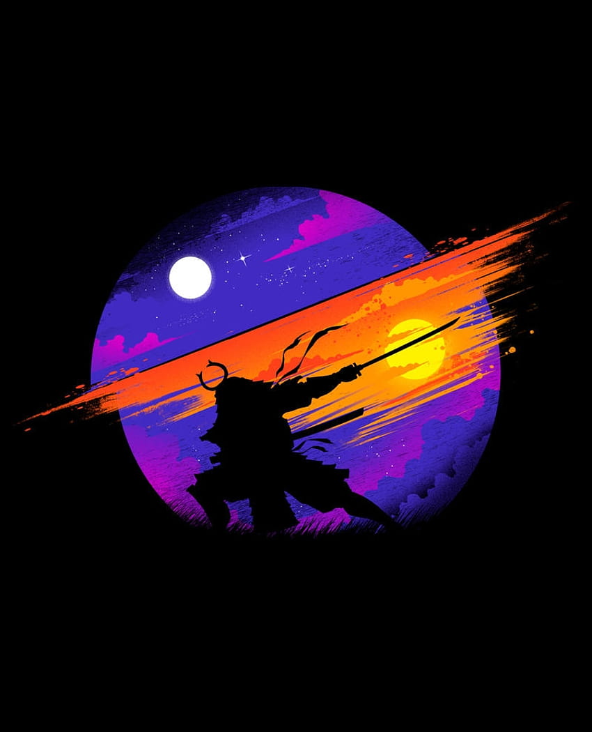 Twitter 上的 Walli：, samurai at sunset HD phone wallpaper | Pxfuel